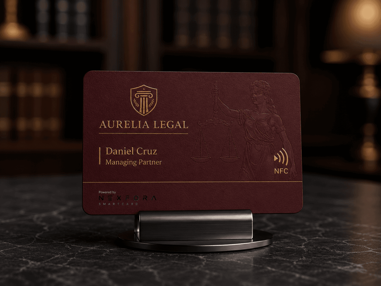 Aurelia Legal conceptual NEXFORA SmartCard design